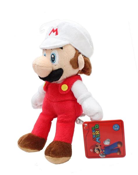 Super Mario Bros FIRE MARIO 8" Plush Toy - Little Buddy - New with Tags ...