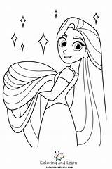 Rapunzel Coloring Pages FREE 2025  Coloring And Learn sketch template