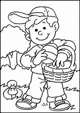 Boy Easter Coloring Pages Printable Coloring sketch template