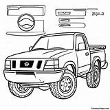Nissan Truck Coloring Page  Pagescom sketch template