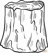Tree Stump Coloring Page Free Printable  Vrogueco sketch template