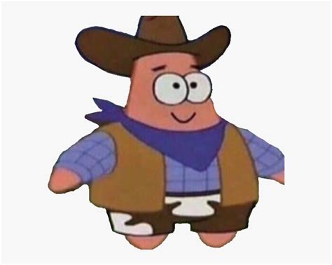 Patrick Star Cowboy Meme