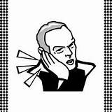 Ear Ache Flash Card sketch template