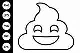 Outline Poop Emoji SVG Coloring Page Graphic By MYDIGITALART13  sketch template