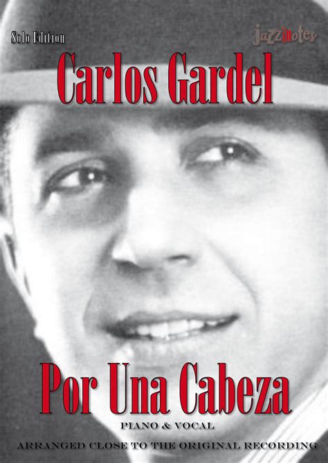 Carlos Gardel: Por Una Cabeza (Original) - Sheet Music Download ...