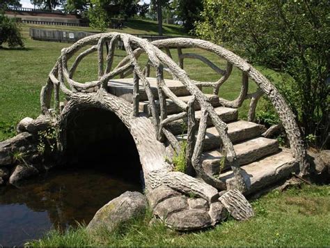 Small-bridge-design-with-stone-material-design-above-garden-backyard-pond-design - Fantastic ...