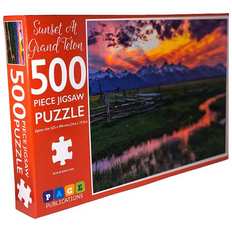 MorningSave: Pick-Your-2-Pack 500 Piece Jigsaw Puzzles