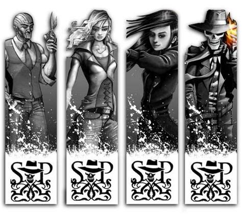 The four; Ghastly, Tanith, Valkyrie, and Skulduggery. Skullduggery ...