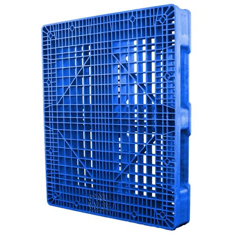 40 x 48 Rackable FDA Plastic Pallet - Blue | One Way Solutions # PP-O ...