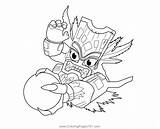 Double Trouble Skylanders Spyros Adventure Coloring Page For Kids  sketch template