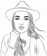 Woman Portrait coloring Page  Free Printable Coloring Pages sketch template
