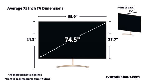 TV Dimensions by Size and Brand – TV To Talk About