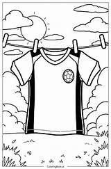 Classic Jersey Design Coloring Page Free PDF&ampPNG Printable 5682207 sketch template