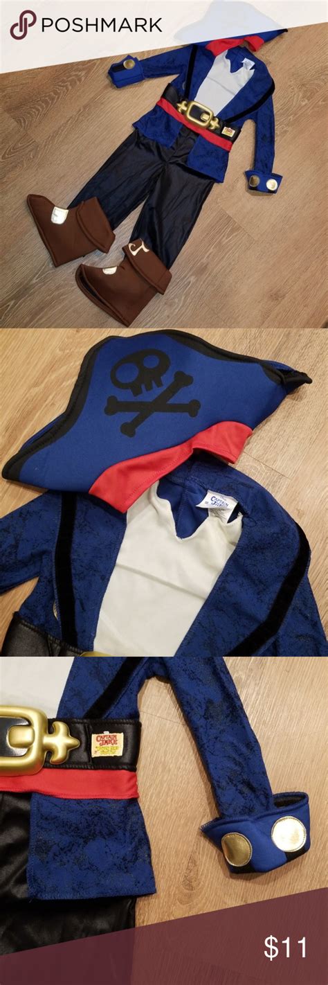 Boys size 2T Disney Jr Captain Jake costume | Captain jake costume ...