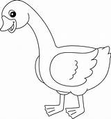 Goose Coloring Pages Baby Page Adorable Designs For  sketch template