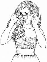 Collection Of Pretty Girl Coloring Pages  Free Printable sketch template