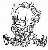 Pennywise coloring pages  ColoringLib sketch template