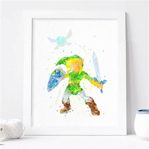 Zelda Watercolor at PaintingValley.com | Explore collection of Zelda ...