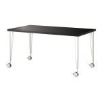LINNMON / CRILLLE Desk - black-brown / white (490.019.46) - reviews, price, where to buy