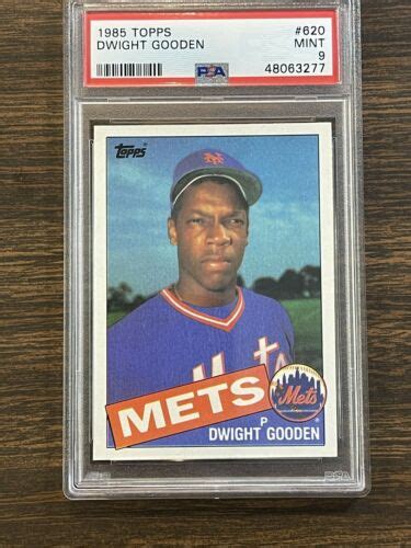 Mavin | Dwight “Doc” Gooden Rookie Card 1985 Topps 620 PSA Graded Mint 9. New York Mets