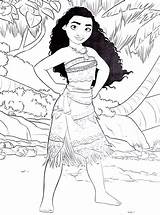 Walt Disney Coloring Pages  Moana Waialiki Characters sketch template