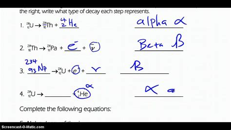 Nuclear Decay Chemical Equation - Tessshebaylo