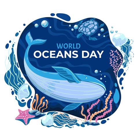 World Oceans Day PNG | Oceans of the world, Ocean day, Ocean illustration