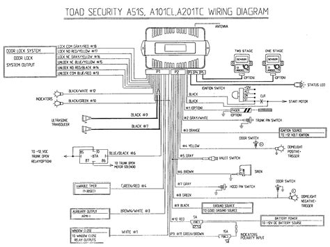 Identified Car Alarm Wiring Diagram