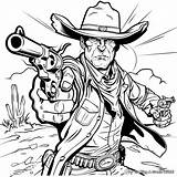 Printable Cowboy Coloring Pages For Kids Cool2bkids Rideem sketch template