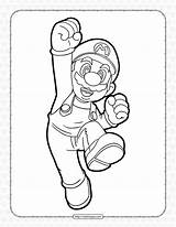 Game Mario Bros Video Super Games  sketch template