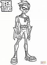Teen Titans Robin coloring page  Free Printable Coloring Pages sketch template