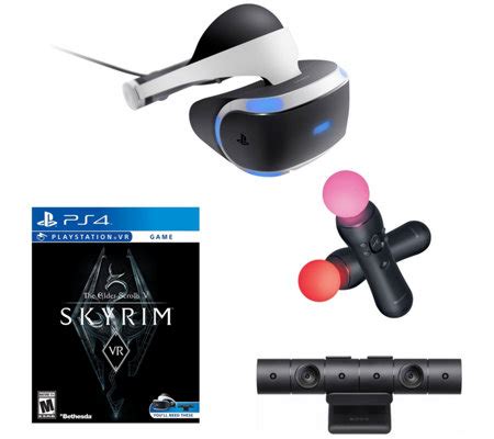 PS4 VR Bundle with Skyrim & Move Controllers - Page 1 — QVC.com