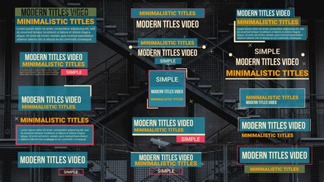 Creative Animated Titles - Motion Graphics Templates | Motion Array