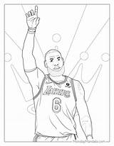 25  Lebron James Coloring Pages KeeleeAieesha sketch template