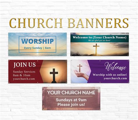 Church Welcome Banner