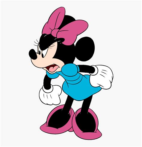 Minnie Mouse Clipart Angry, HD Png Download - kindpng