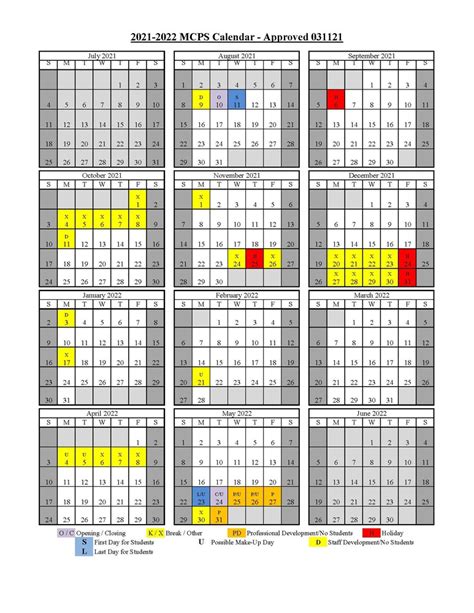 UPDATE: MCPS 2021-22 school calendar approved | Marion County Public Schools