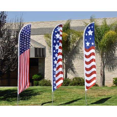 Patriotic Feather Flags