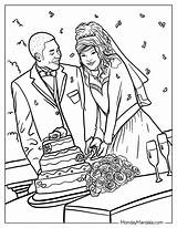 41 Wedding Coloring Pages Free PDF Printables sketch template
