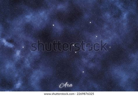 Ara Star Constellation Brightest Stars Altar Stock Photo 2269876325 | Shutterstock