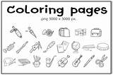 Coloring Pages School Supplies sketch template
