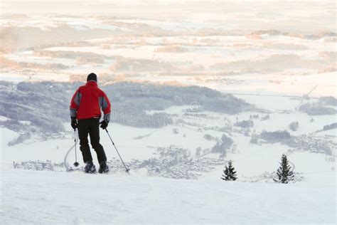 Skiing in the Bavarian Alps Editorial Photo - Image of dangerous, sport ...