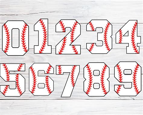 Baseball Font SVG Baseball Alphabet Svg Baseball Svg - Etsy