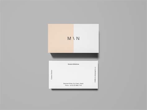 Free Overhead Business Card Mockup (PSD)