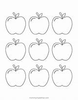 Free Printable Apple Template Crafts Preschool Activities  sketch template