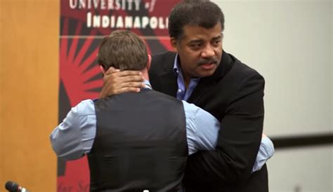 Famous Scientist Neil DeGrasse Tyson Demonstrates Wrestling Move