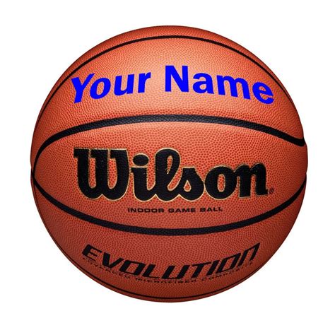 Customized Personalized Wilson Evolution Basketball Indoor - Etsy