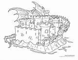 Dragon Coloring Pages sketch template