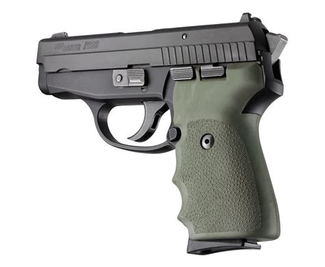 SIG Sauer P239 Rubber Grip with Finger Grooves OD Green