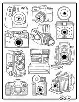 Camera Coloring Pages Free PDF Printables  Simply Love sketch template